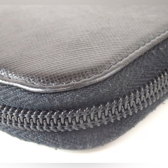 PRADA Saffiano Leather Long Zip Around Wallet 😍🖤 - Picture 15 of 16